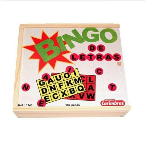 Jogo Educativo Bingo das Letras - Loja Grow