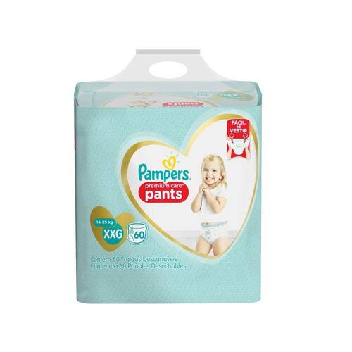 Fralda Calça Pampers XXG Premium Care Pants 60 é boa?