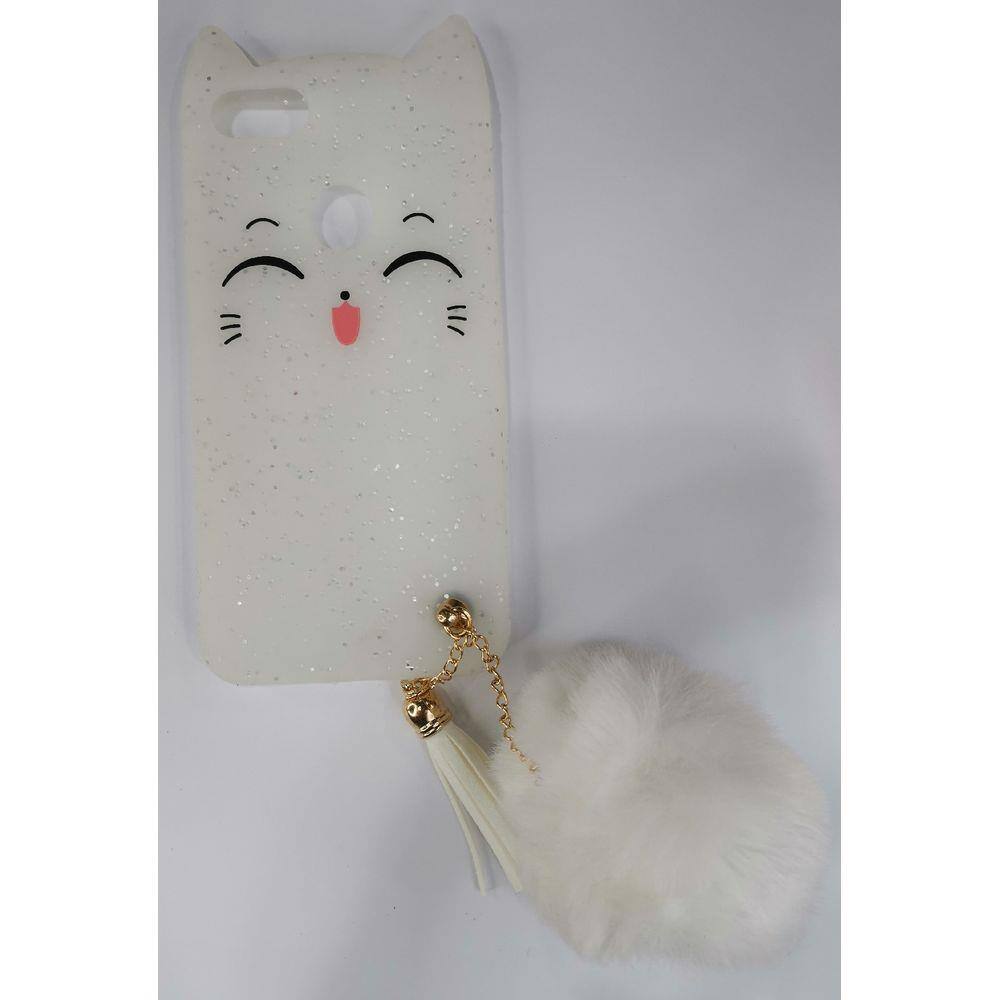 Capa Capinha moto e6 play Xt2029 Cathinha Com Pompom Cores | Ponto