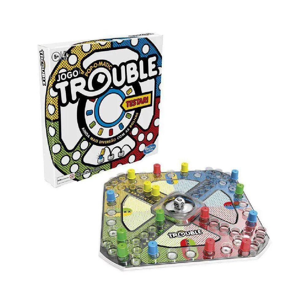 Brinquedo Jogo De Tabuleiro Trouble Da