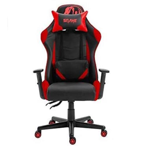 Cadeira Gamer Profissional Snake Krait reclinável giratória preta e vermelha B88
Menor preço em Cadeira Gamer Profissional Snake Krait reclinável giratória preta e vermelha B88