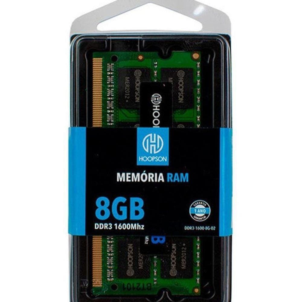 Memoria De Notebook Ddr3 8Gb 12800 1600Mhz Hoopson | Ponto