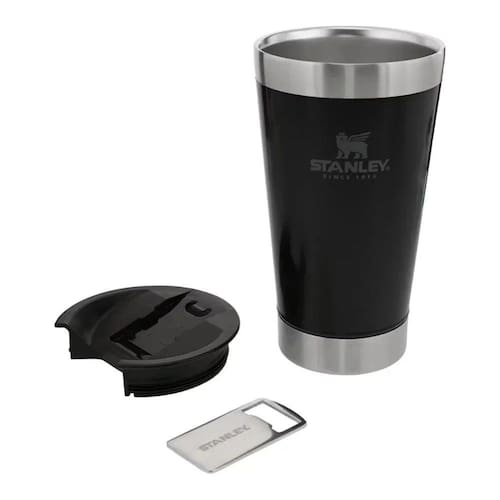 Copo Térmico Stanley com Tampa Matte Preto 473ml Menor preço em Copo Térmico Stanley com Tampa Matte Preto 473ml