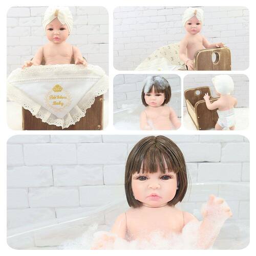 Bebê Reborn Realista Boneca Princesa Silicone