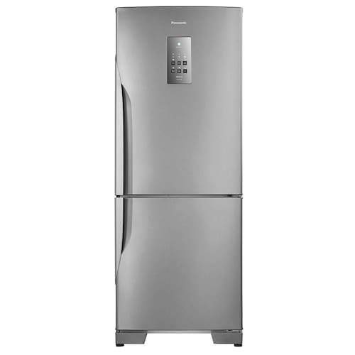 Geladeira Panasonic Frost Free Inverter 2 Portas BB53 425 Litros Aço Escovado 110V Menor preço em Geladeira Panasonic Frost Free Inverter 2 Portas BB53 425 Litros Aço Escovado 110V