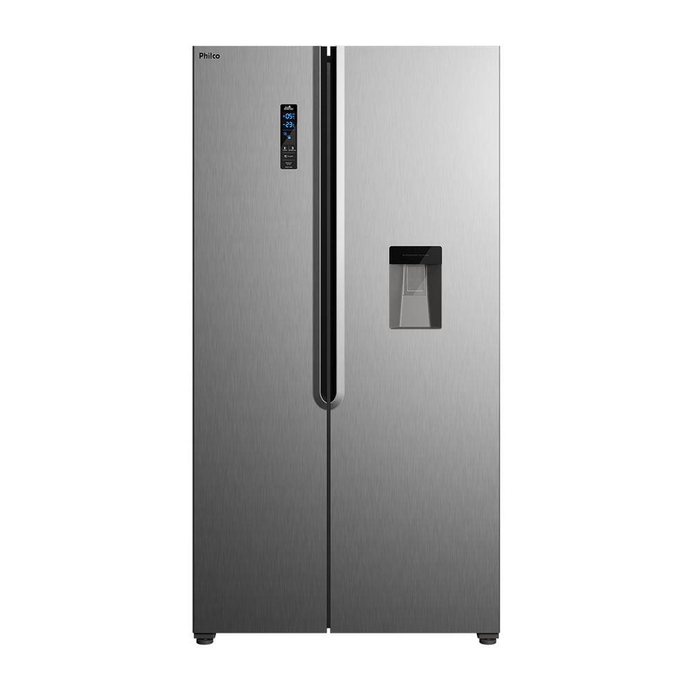 Geladeira Side By Side Eco Inverter Philco 434 Litros Inox PRF533ID - 110V