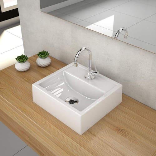 Cuba para Banheiro Q32W Compace Branco Menor preço em Cuba para Banheiro Q32W Compace Branco