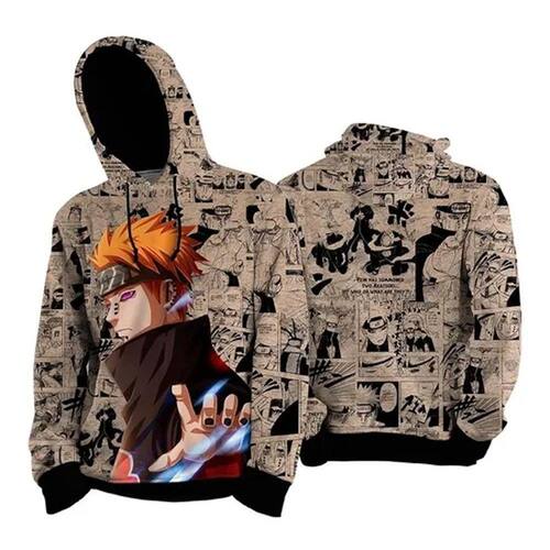 Cropped feminino moletom Anime naruto desenho série de mangá blusa de frio  feminina