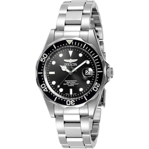 Relógio Masculino Invicta Pro Diver 37.5mm de Quartzo de Aço Inoxidável, Prata (Modelo: 8932) Menor preço em Relógio Masculino Invicta Pro Diver 37.5mm de Quartzo de Aço Inoxidável, Prata (Modelo: 8932)