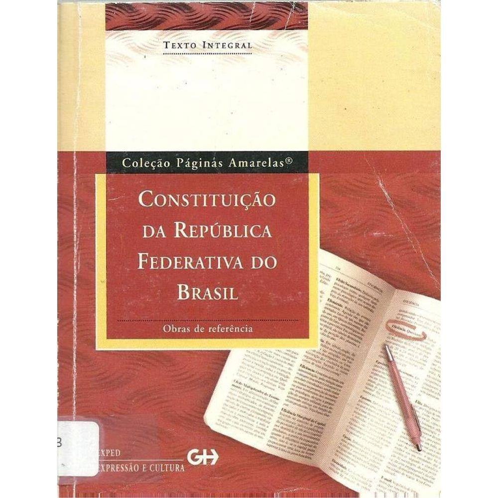 Livro Constituicao Republica Federativa Brasil Livro Bolso | Ponto