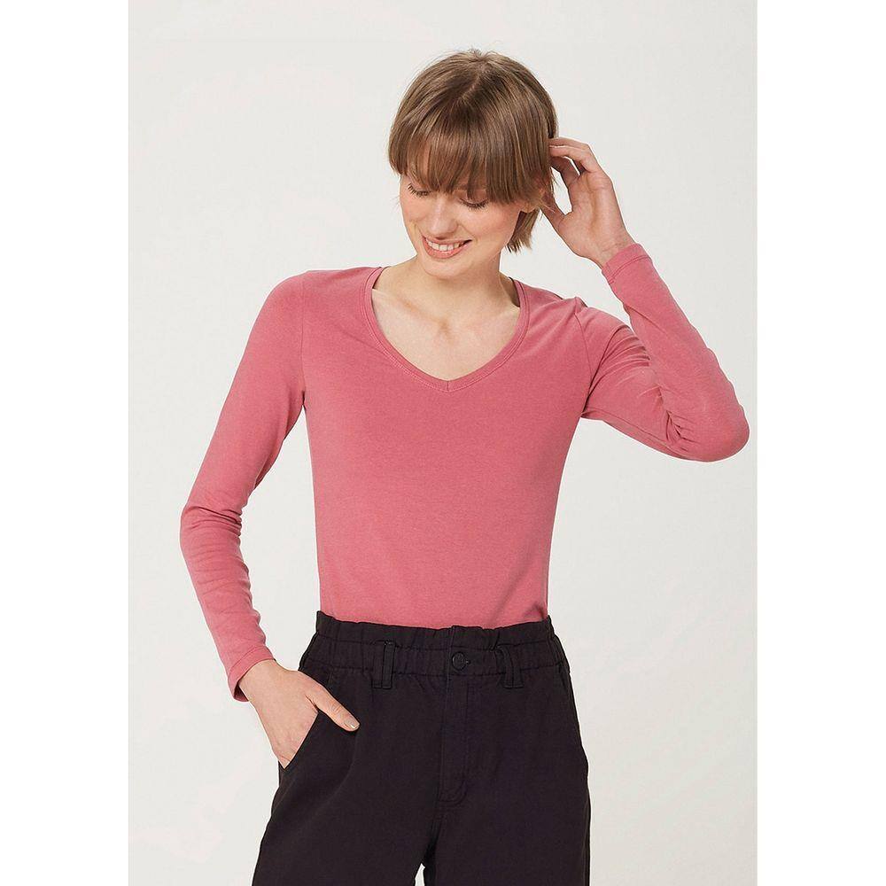 camiseta hering basica feminina manga longa