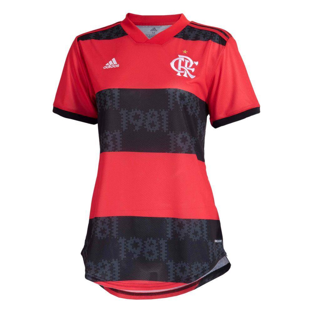 camisa flamengo feminina jogo 3 adidas 2021