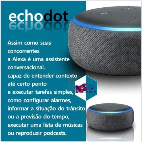 Alexa Echo Dot 3 Geraçao Preta Amazon