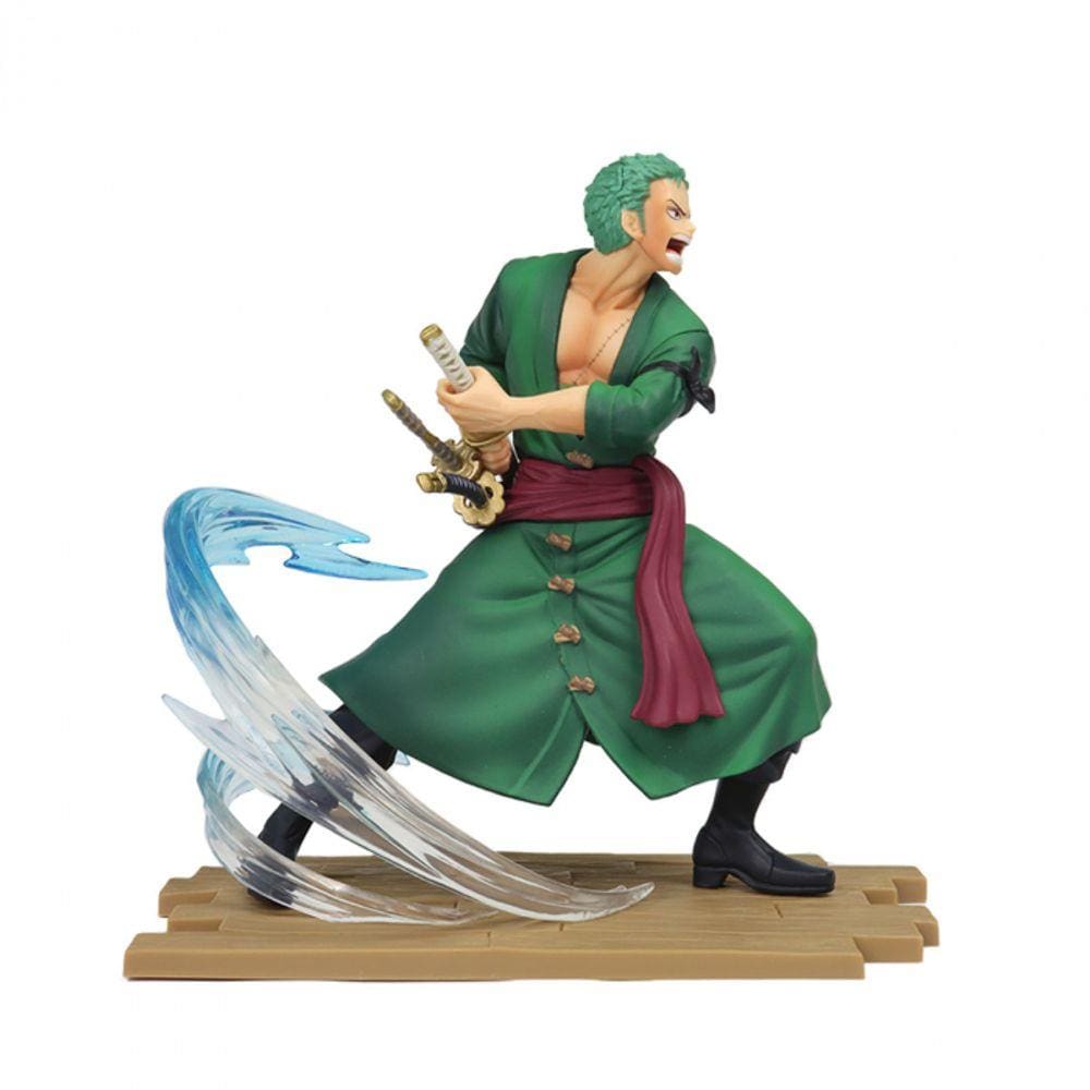 Roronoa Zoro PVC Action Figure Toy, O Novo Anime, Street Fashion