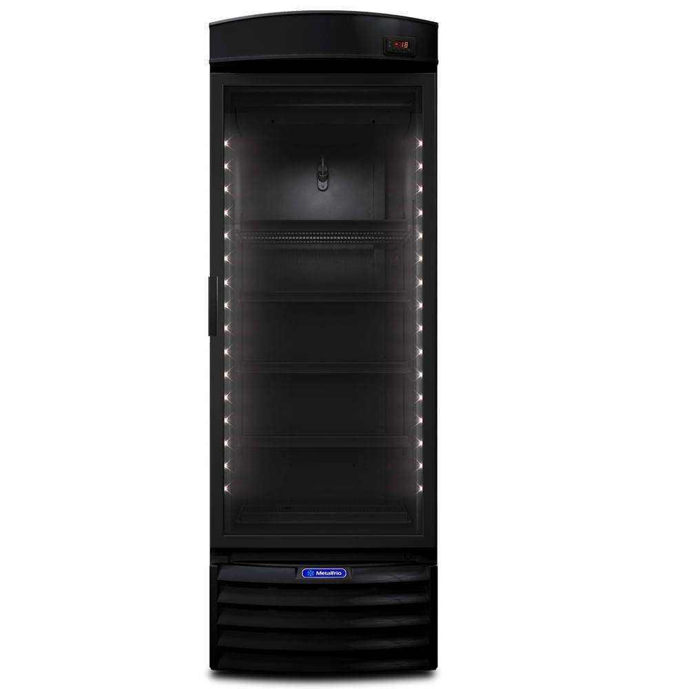 Expositor Vertical Frost Free Porta de Vidro 572L Metalfrio All Black - VF50FH 220V