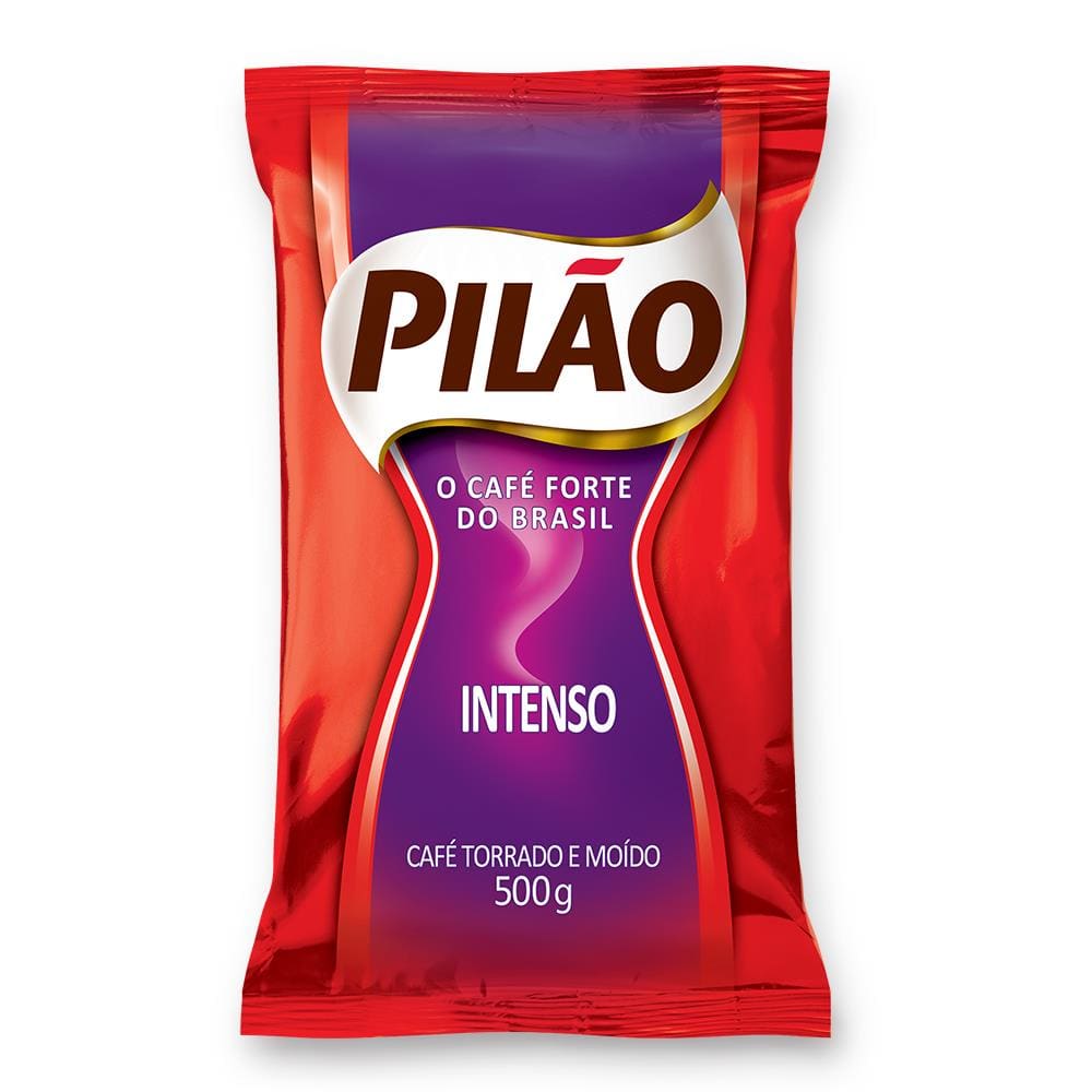 Café Pilão Torrado e Moído Intenso Almofada 500G