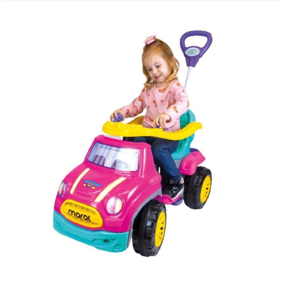 Carrinho Passeio Brinquedo Infantil Pedal Truck Motoca Guia Cor