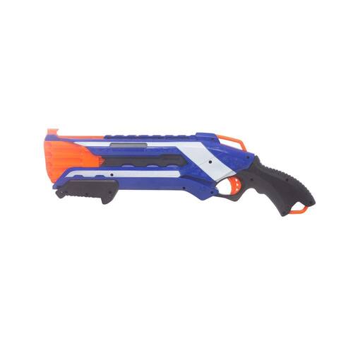 Arma Lançadora de Dardos Tipo Nerf Fit Azul com 4 Dardos Hero Baby Style