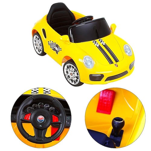 Carro Elétrico Conversível Infantil 12V Com Controle Remoto - Pulo