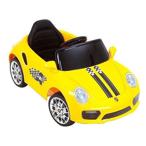 Brinquedo Infantil Carro Carrinho de Corrida Legends Amarelo