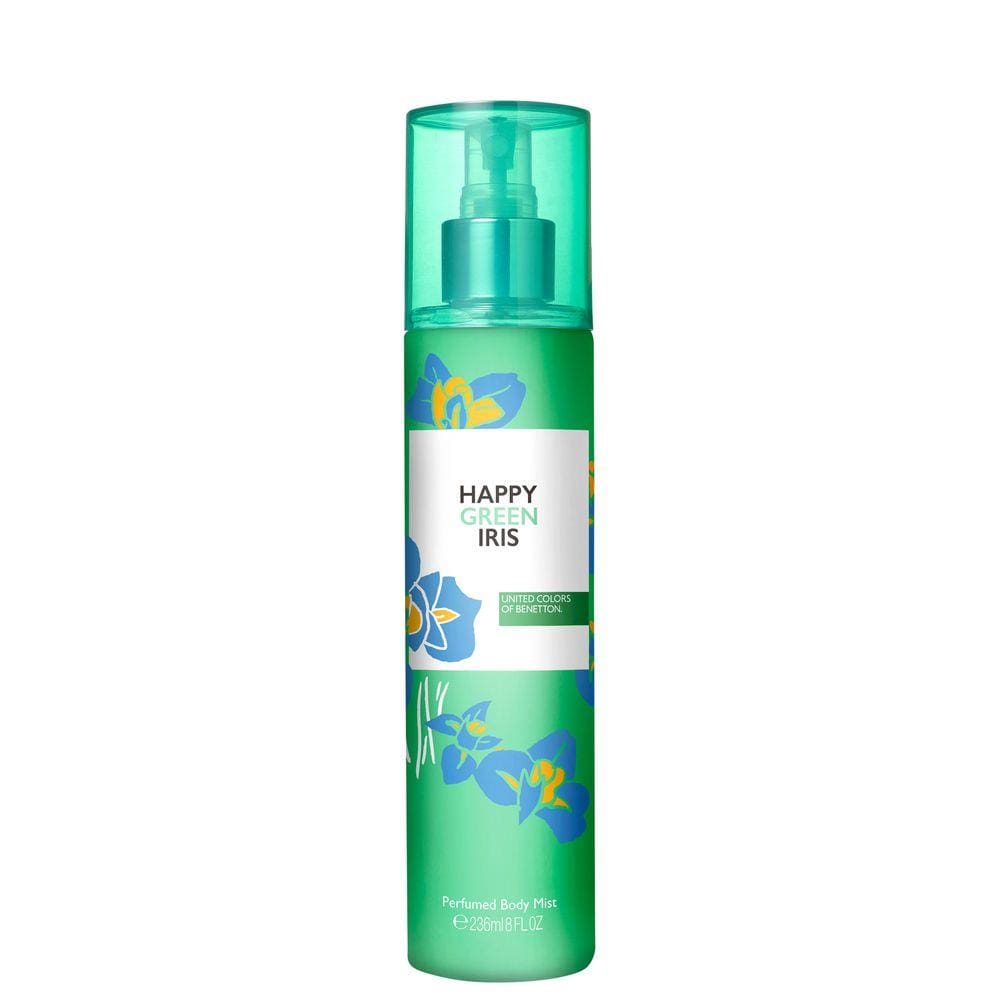 Body Spray Benetton Happy Green Iris - 236ml