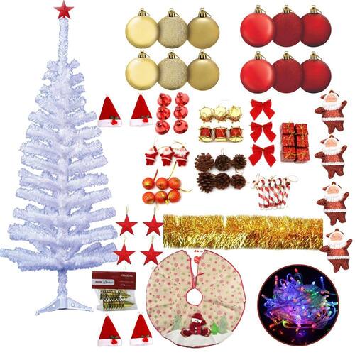 Árvore De Natal Branca 1,20m 120g | Ponto Árvore De Natal Branca 1,20m 120g | Ponto