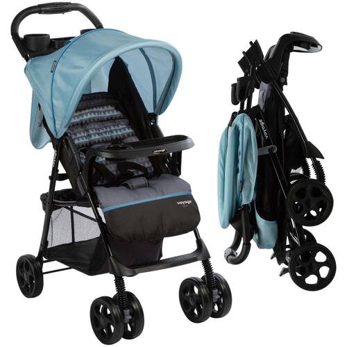 Menor preço em Carrinho de Bebê Passeio Reclinável Função Berço Nascimento Até 15 Kg Spot Voyage Azul