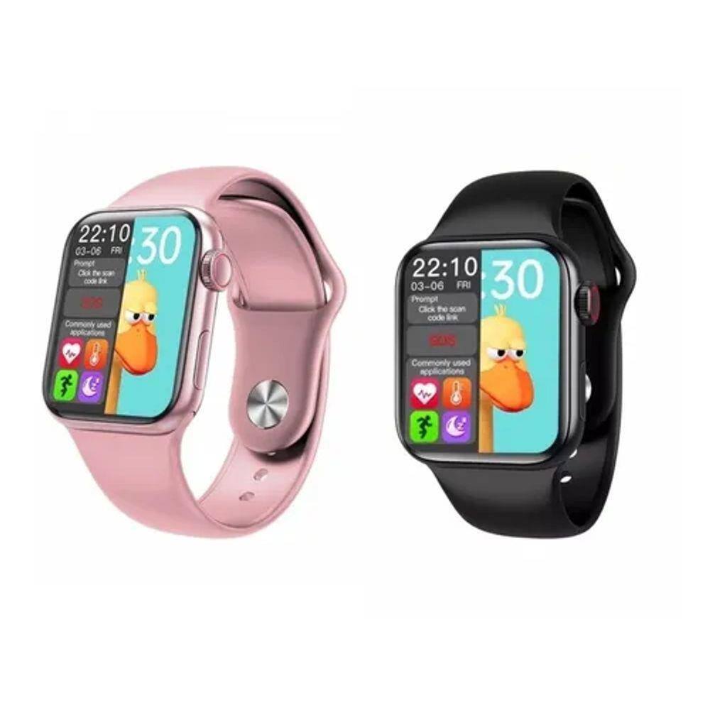 smartwatch 2021 iwo hw12 relógio rose feminino 40mm