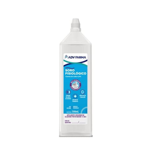 Soro Fisiológico ADV 0,9% 500ml Menor preço em Soro Fisiológico ADV 0,9% 500ml