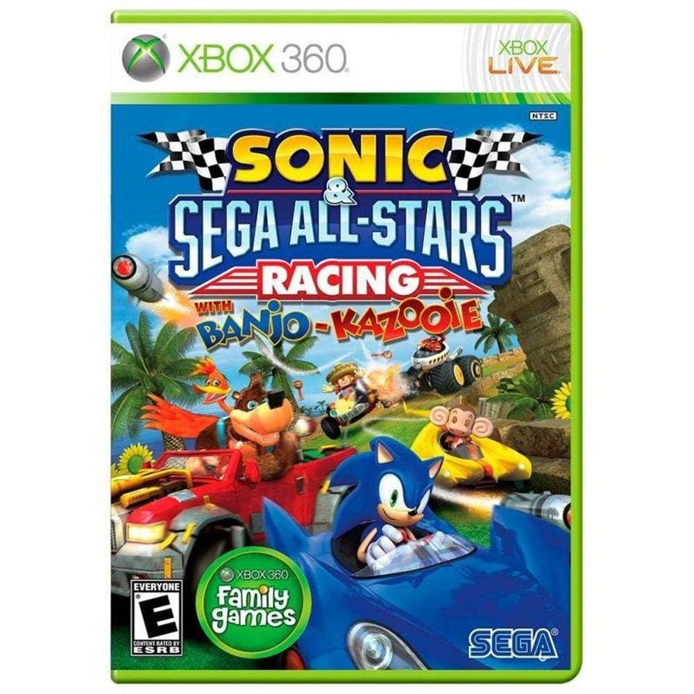 Jogo Sonic&Sega All-Stars Racing With Banjo-Kazooie Xbox 360 na