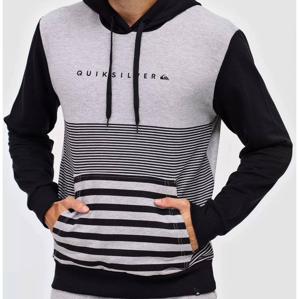 quiksilver zipper moletom com capuz