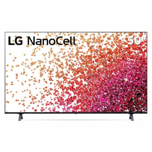 Menor preço em Smart TV 4K 50” LG NanoCell UHD 50NANO75SPA Wifi Bluetooth Inteligência ThinQ AI com Smart Magic Alexa HDR 3 HDMI 2 USB