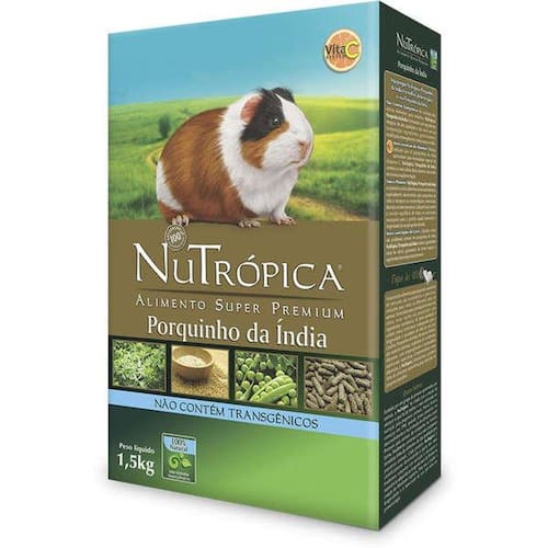 Ração Nutrópica Porquinho Da Índia – 1,5kg Menor preço em Ração Nutrópica Porquinho Da Índia – 1,5kg