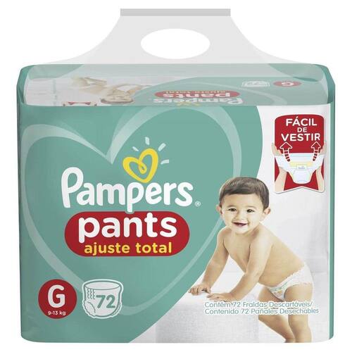 Fralda Descartável Pampers Ajuste Total G 72 Unidades é boa?