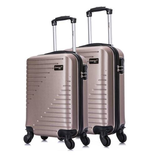 Conjunto Mala de Viagem PP e P Chicago Swiss Move Champagne é boa?