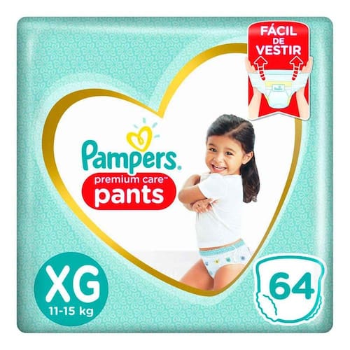 Fralda Descartável Pampers Premium Care Jumbo Top XG 64 Unidades Menor preço em Fralda Descartável Pampers Premium Care Jumbo Top XG 64 Unidades