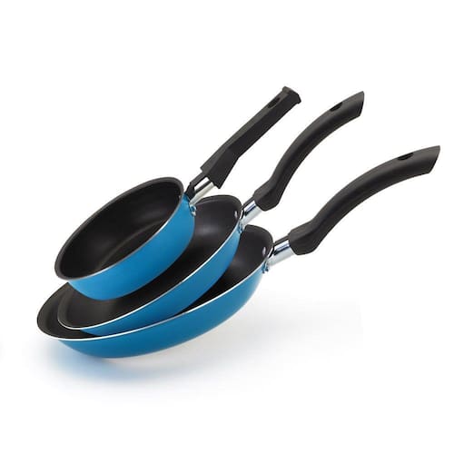 Conjunto de Frigideiras 3 Peças Antiaderente Techflon Nacional Menor preço em Conjunto de Frigideiras 3 Peças Antiaderente Techflon Nacional