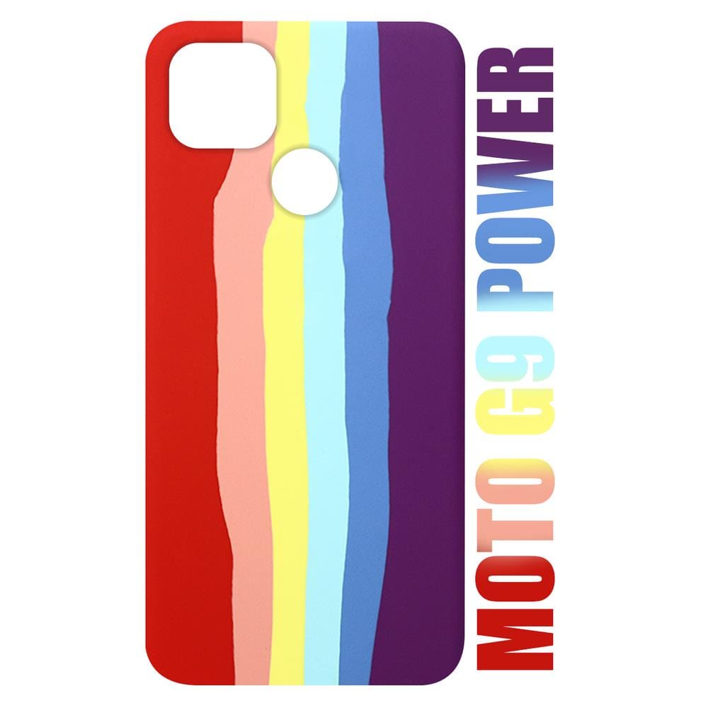 Capa Capinha Case Silicone Aveludada Arco-íris LGBT Moto G9 Power XT2097  6.78 | Ponto
