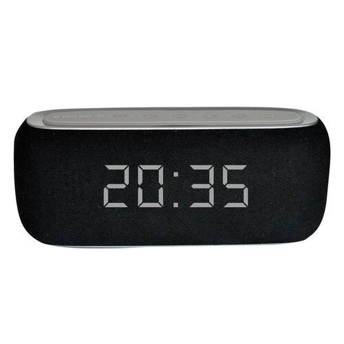 Caixa de Som - Bluetooth 10W com Relogio Dual Clock CX-1463 Menor preço em Caixa de Som - Bluetooth 10W com Relogio Dual Clock CX-1463