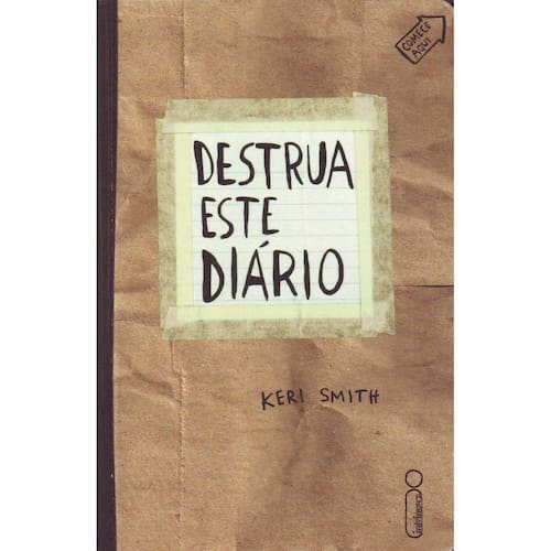 Destrua Este Diario + Marca Página Menor preço em Destrua Este Diario + Marca Página