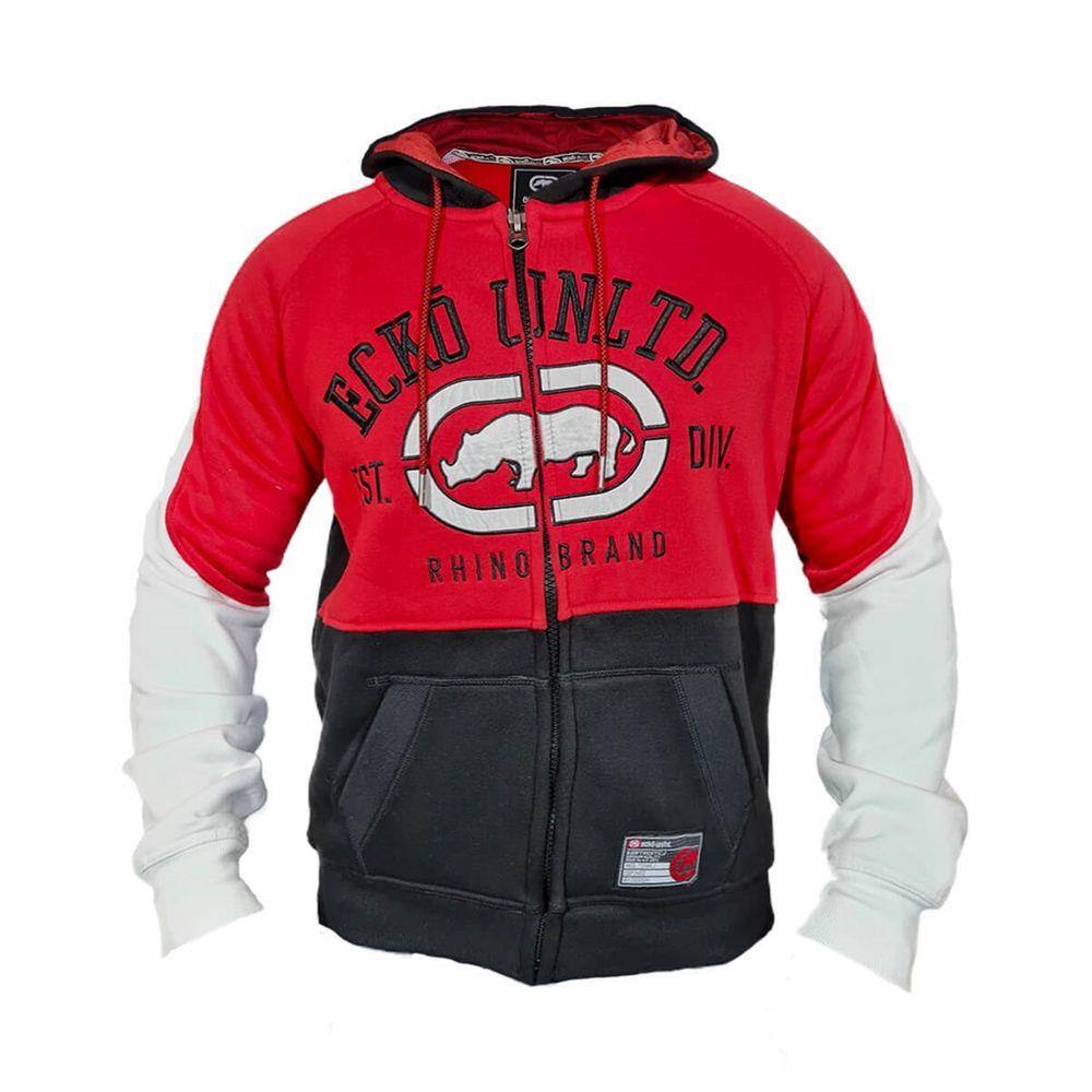 ecko unltd zip moletom com capuz