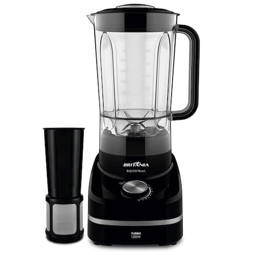 Liquidificador Britânia Revert Turbo BLQ1250P 1200W Menor preço em Liquidificador Britânia Revert Turbo BLQ1250P 1200W