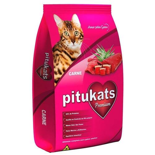 Ração Pitukats Carne, Gatos Adultos, 25kg é boa?