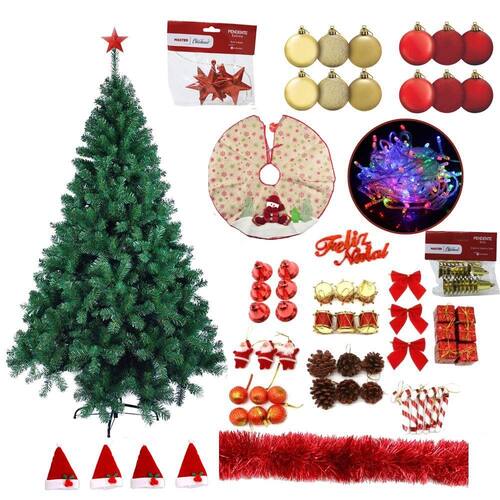 Árvore Natal Dinamarca 1,20m 220g Com | Ponto Árvore Natal Dinamarca 1,20m 220g Com | Ponto