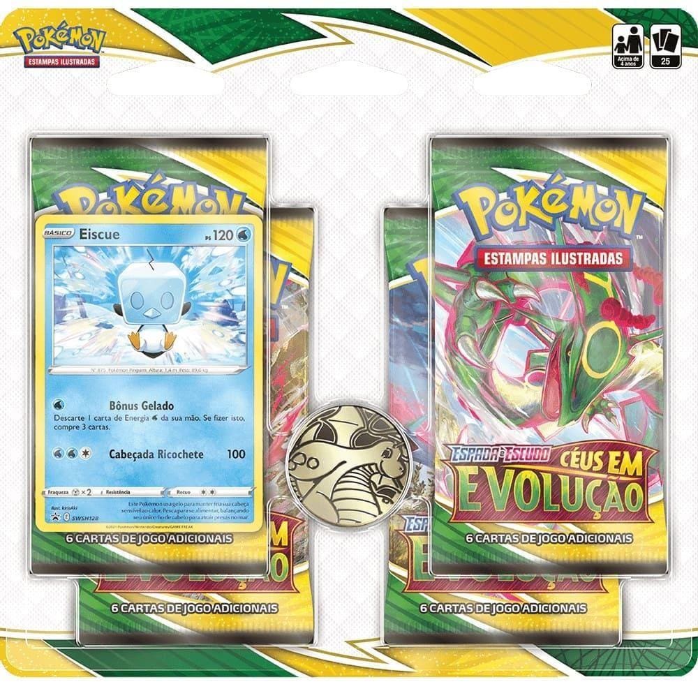 JOGO DE CARTA POKEMON EV3 - BLISTER QUADRUPLO - HOUNDSTONE