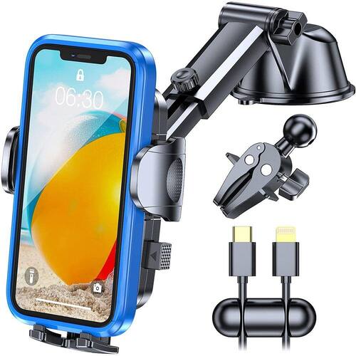 YRU MilitarGrade Phone Mount for Car, New Upgrade Car Phone Holder