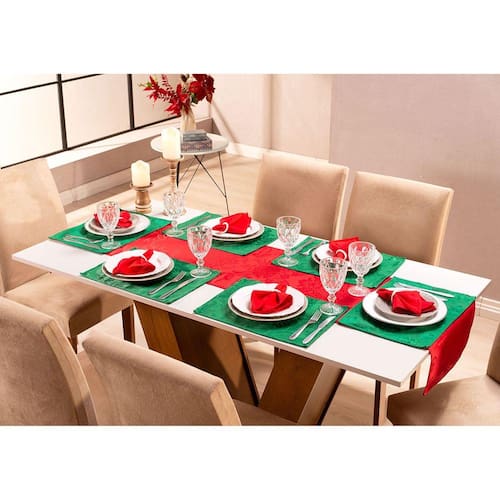 Mesa Posta de Natal 13 Peças | Ponto Mesa Posta de Natal 13 Peças | Ponto
