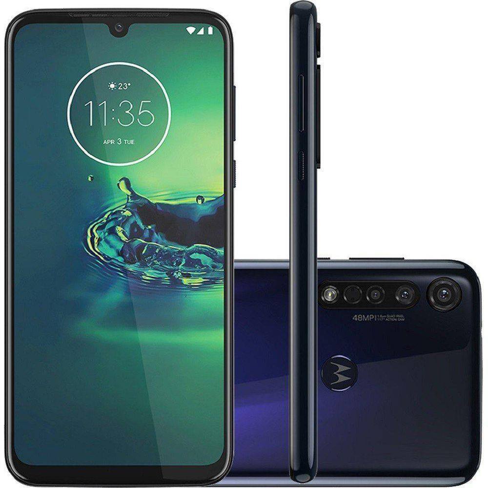 Celular Motorola Moto G8 Plus 64Gb Ram 4Gb 6.3 Azul Safira | Ponto