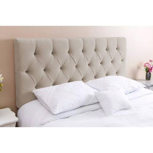 Cabeceira Casal para Cama Box Paris 1.40m Kasabela Suede Café com Leite Menor preço em Cabeceira Casal para Cama Box Paris 1.40m Kasabela Suede Café com Leite