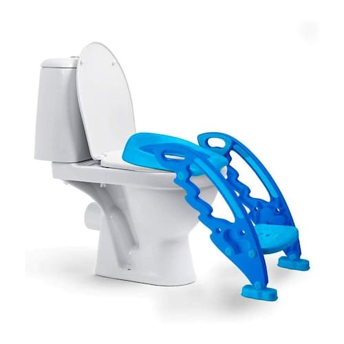 Menor preço em Redutor de Assento Multikids Baby Step Potty com Escada Azul - BB051